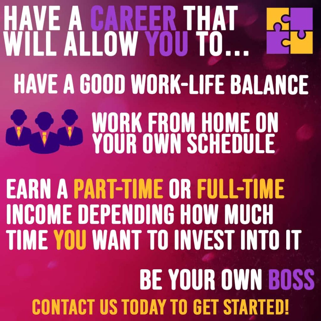 A career with Experior will allow you to have a good work-life balance by working from home on your own schedule.